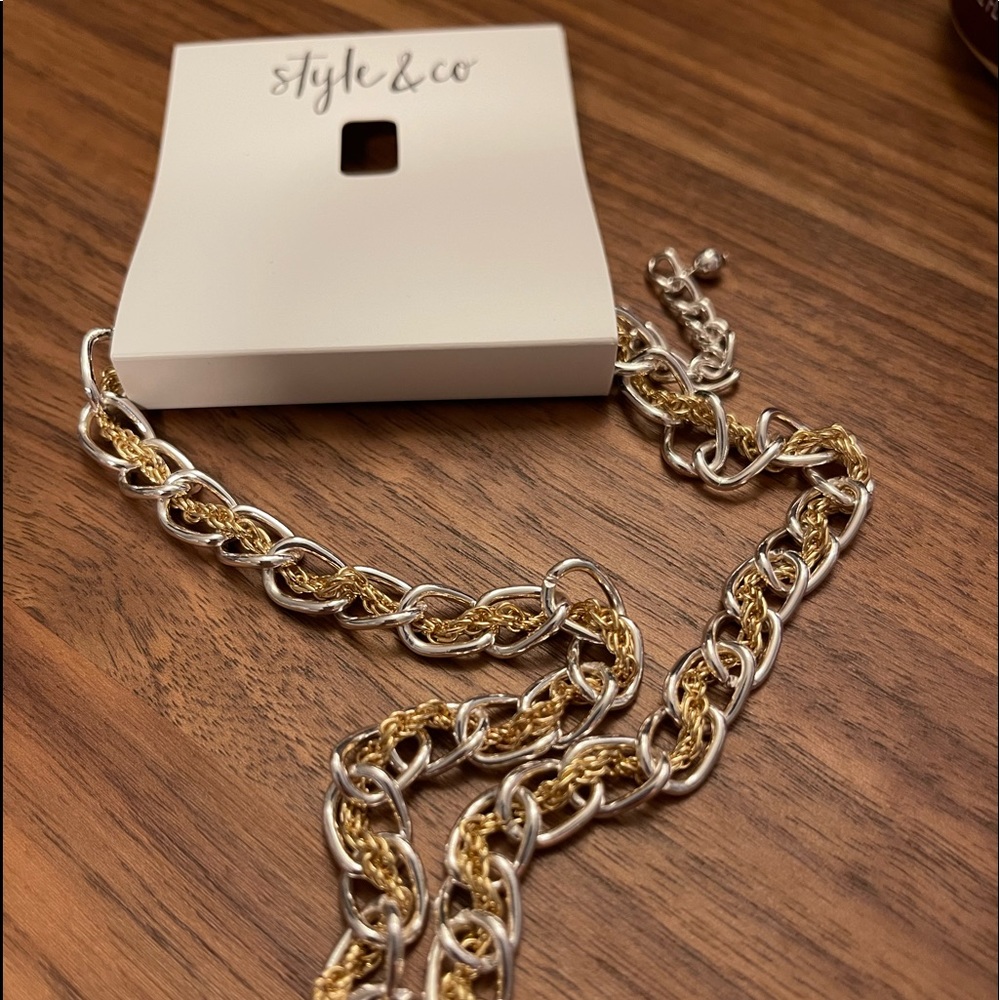 Style & Co 2 tone necklace